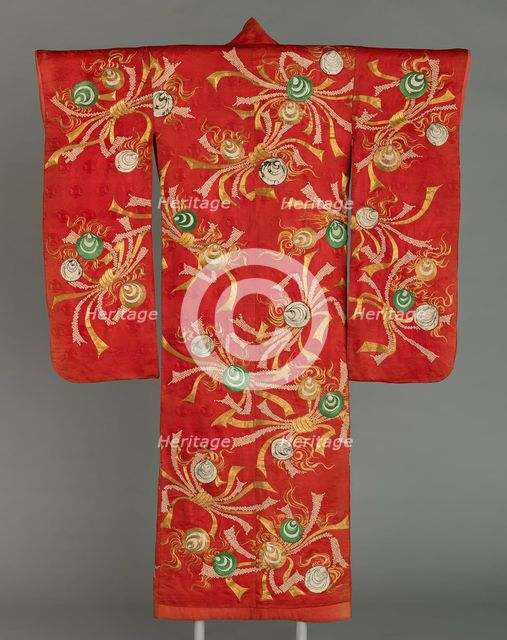 Uchikake, Japan, Edo period (1615-1868), 1775/1800. Creator: Unknown.