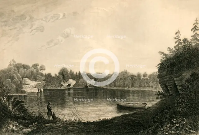 'Uckfield Lake', 1835. Creator: Henry Alexander Ogg.