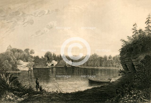'Uckfield Lake', 1835. Creator: Henry Alexander Ogg.