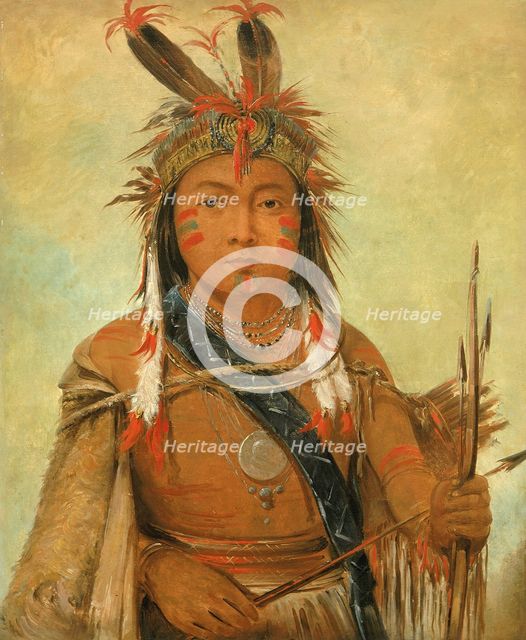 Ud-je-jock, Pelican, a Boy, 1845. Creator: George Catlin.