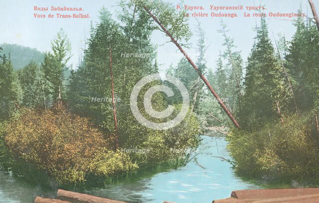 Udunga River. Udunginsky tract, 1904-1917. Creator: Unknown.