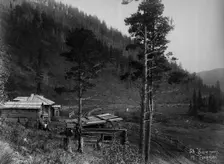 Udunginsky tract, Gujirka station.
, early 19th century. Creator: Nikolai Apollonovich Charushin