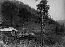 Udunginsky tract, Gujirka station.
, early 19th century. Creator: Nikolai Apollonovich Charushin