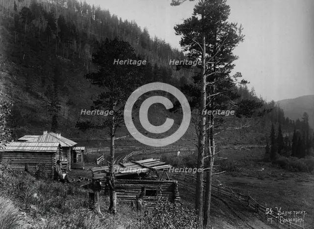 Udunginsky tract, Gujirka station.
, early 19th century. Creator: Nikolai Apollonovich Charushin.
