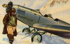 Udet lands on the Plateau du Trient, Mont Blanc, 1929, (1932). Creator: Unknown