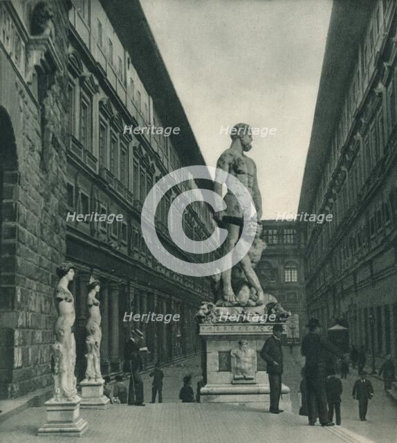 Uffizi Gallery, Florence, Italy, 1927. Artist: Eugen Poppel.