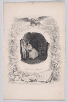 Ugliness and Beauty, from The Songs of Béranger, 1829. Creator: Melchior Péronard