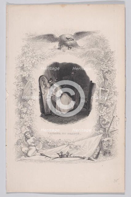 Ugliness and Beauty, from The Songs of Béranger, 1829. Creator: Melchior Péronard.