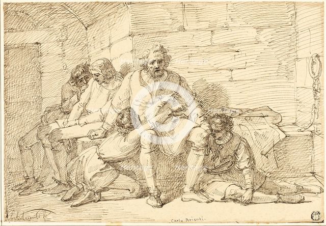 Ugolino and His Sons in Prison, n.d. Creator: Carlo Arienti.