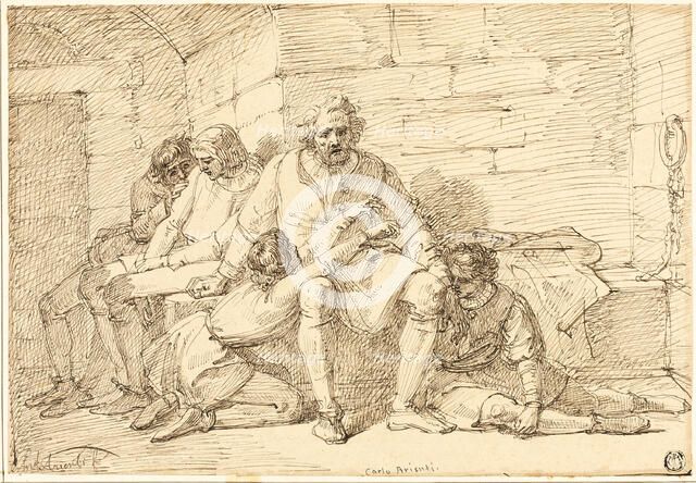 Ugolino and His Sons in Prison, n.d. Creator: Carlo Arienti.