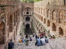 Ugrasen ki Baoli, Stepwell, India, 2023. Creator: Peter Thompson