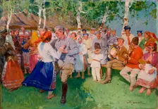 "Uhlans, Uhlans, the Boys Pretty a Picture...", 1916. Creator: Stanislaw Janowski