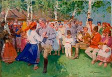 "Uhlans, Uhlans, the Boys Pretty a Picture...", 1916. Creator: Stanislaw Janowski