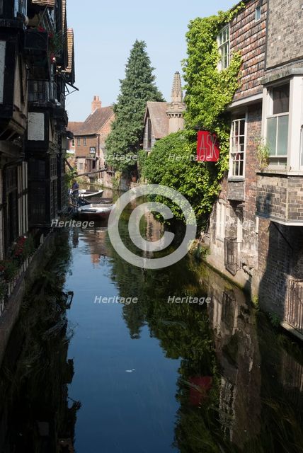 UK, Canterbury, Weaver's Ho & river, 2009. Creator: Ethel Davies.