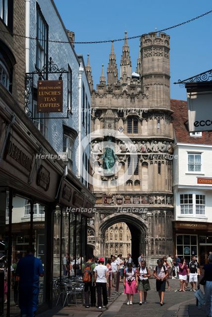 UK, Canterbury, Cathedral views, 2009. Creator: Ethel Davies.