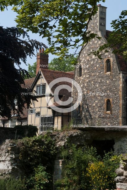 UK, Canterbury, King's College view, 2009. Creator: Ethel Davies.