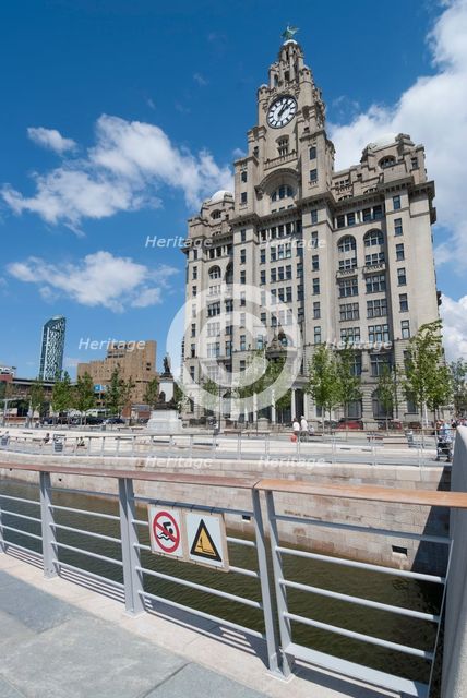 UK, Liverpool, Liver Bldg, 2009. Creator: Ethel Davies.