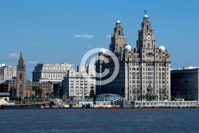 UK, Liverpool, Skyline, 2009. Creator: Ethel Davies.