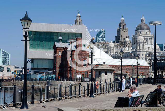 UK, Liverpool, View fr Albert Dock, 2009. Creator: Ethel Davies.