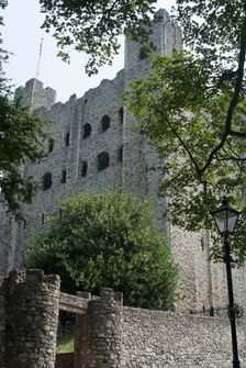 UK, Rochester, Rochester Castle, 2009. Creator: Ethel Davies