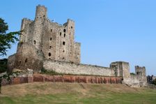 UK, Rochester, Rochester Castle, 2009. Creator: Ethel Davies