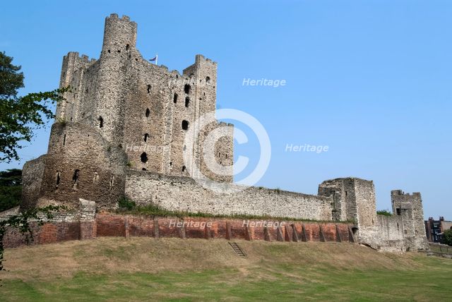 UK, Rochester, Rochester Castle, 2009. Creator: Ethel Davies.