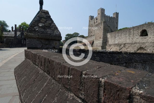 UK, Rochester, Rochester Castle, 2009. Creator: Ethel Davies.