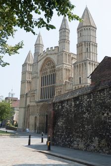 UK, Rochester, Rochester Cathedral, 2009. Creator: Ethel Davies