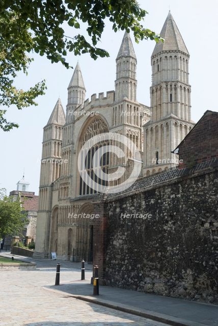 UK, Rochester, Rochester Cathedral, 2009. Creator: Ethel Davies.