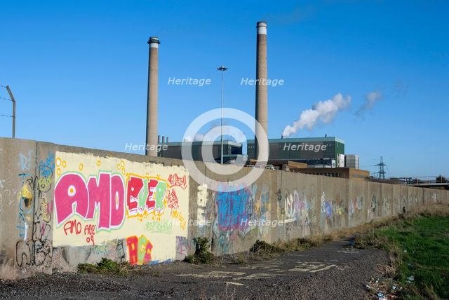 UK, Tilbury Power Station, 2009. Creator: Ethel Davies.