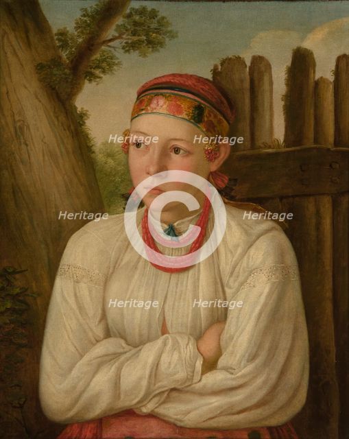 Ukrainian Girl, around the mid-19th century. Creator: Unknown.