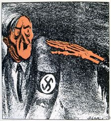 Ultimate Heil! 20th century. Artist: Daniel Fitzpatrick