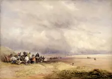 Ulverston Sands, 1835. Creator: David Cox the elder