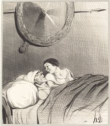 Ulysse et Pénélope, 1842. Creator: Honore Daumier