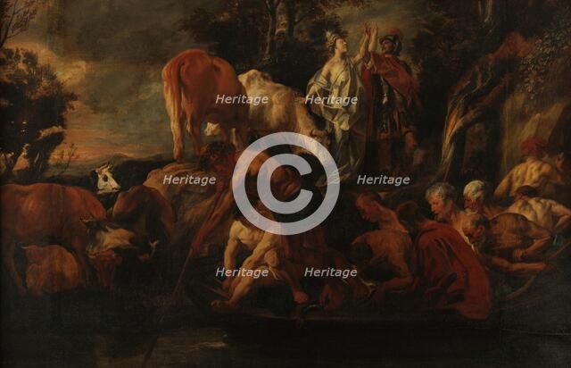 Ulysses and Circe, 1630. Creator: Jordaens, Jacob (1593-1678).