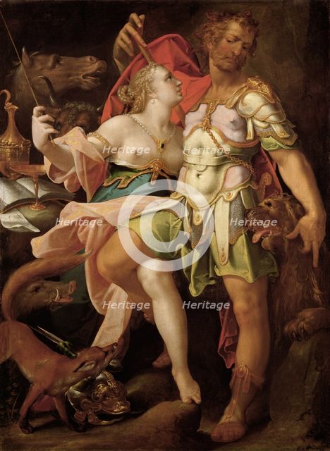 Ulysses and Circe, ca 1580-1585. Artist: Spranger, Bartholomeus (1546-1611)