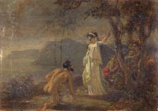 Ulysses and Nausicaa c1772-1845. Artist: Robert Smirke