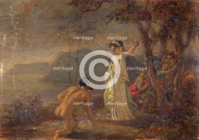 'Ulysses and Nausicaa', c1772-1845. Artist: Robert Smirke