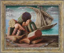 Ulysses and Polyphemus, 1929. Creator: Savinio, Alberto (1891-1952)