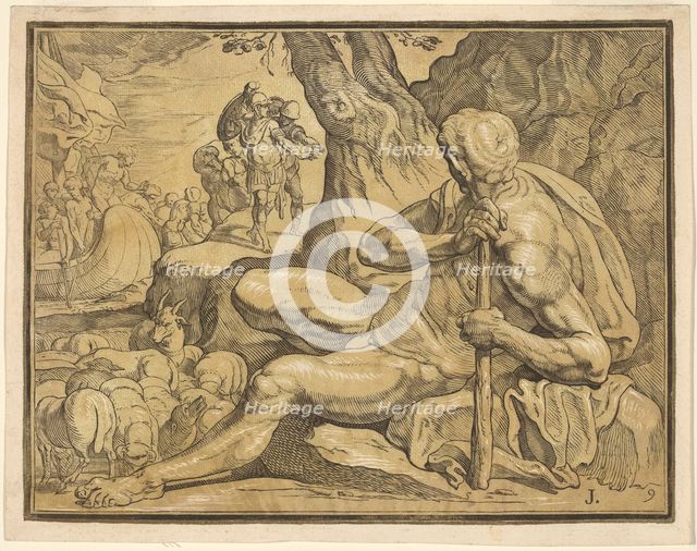 Ulysses and Polyphemus. Creator: John Baptist Jackson.