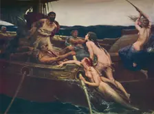Ulysses and the Sirens 1909, (c1950). Creator: Herbert James Draper