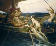 Ulysses and the Sirens, c1909. Creator: Draper, Herbert James (1863-1920)