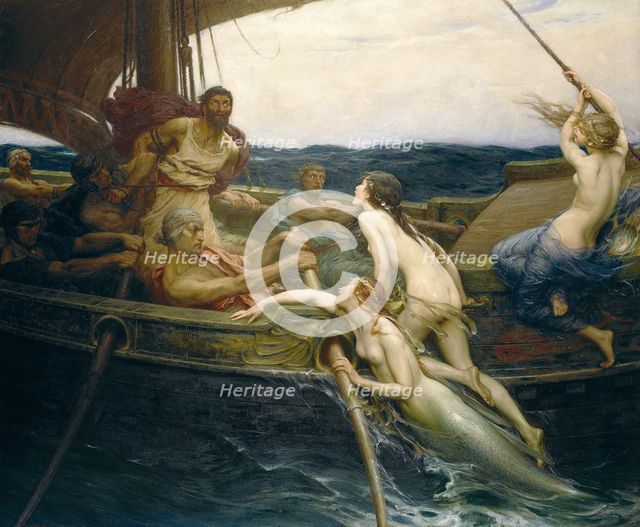 Ulysses and the Sirens, c1909. Creator: Draper, Herbert James (1863-1920).