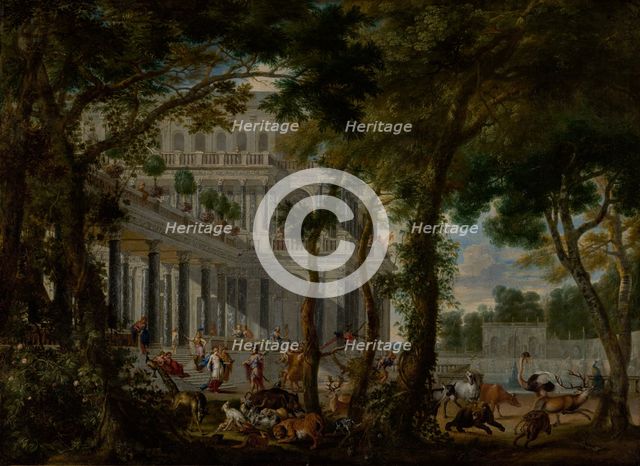 Ulysses at the Palace of Circe, 1667. Creators: Wilhelm Schubert van Ehrenberg, Carl Borromaus Andreas Ruthart.