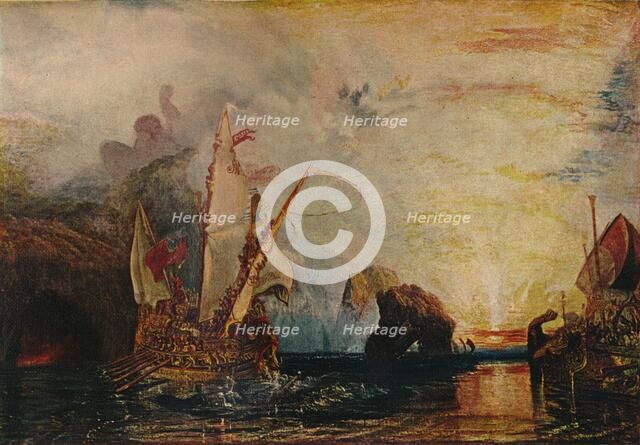 Ulysses deriding Polyphemus - Homer's Odyssey, 1829, (1911). Artist: JMW Turner