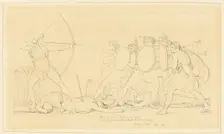 Ulysses Killing the Suitors, n.d. Creator: John Flaxman