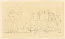 Ulysses Killing the Suitors, n.d. Creator: John Flaxman