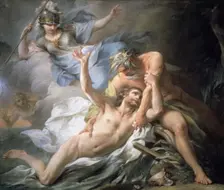 Ulysses Lands on the Isle of Calypso 1737. Artist: Pierre Charles Tremolieres