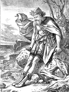 Ulysses on Ogygia, 1864. Artist: Noel Paton