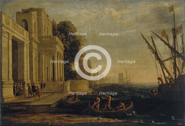 Ulysses Recieved by the Daughters of Lycomedes, 1648. Creator: Claude Lorrain.